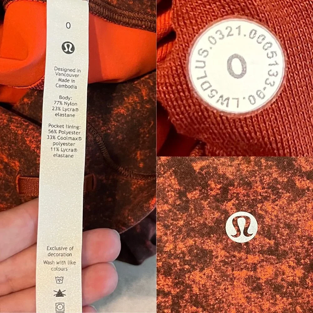 lululemon athletica size xs